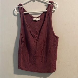 Women's Sleeveless Top in‎ Burgundy